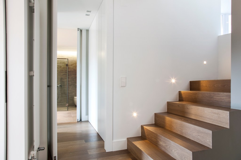 Residential entrance hall and staircase