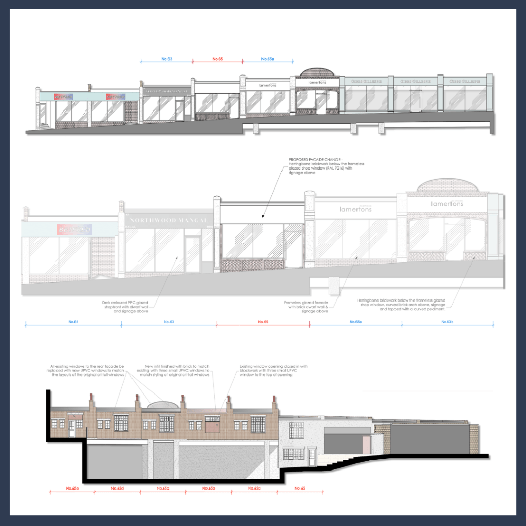 Example of HRA Architects planning drawing