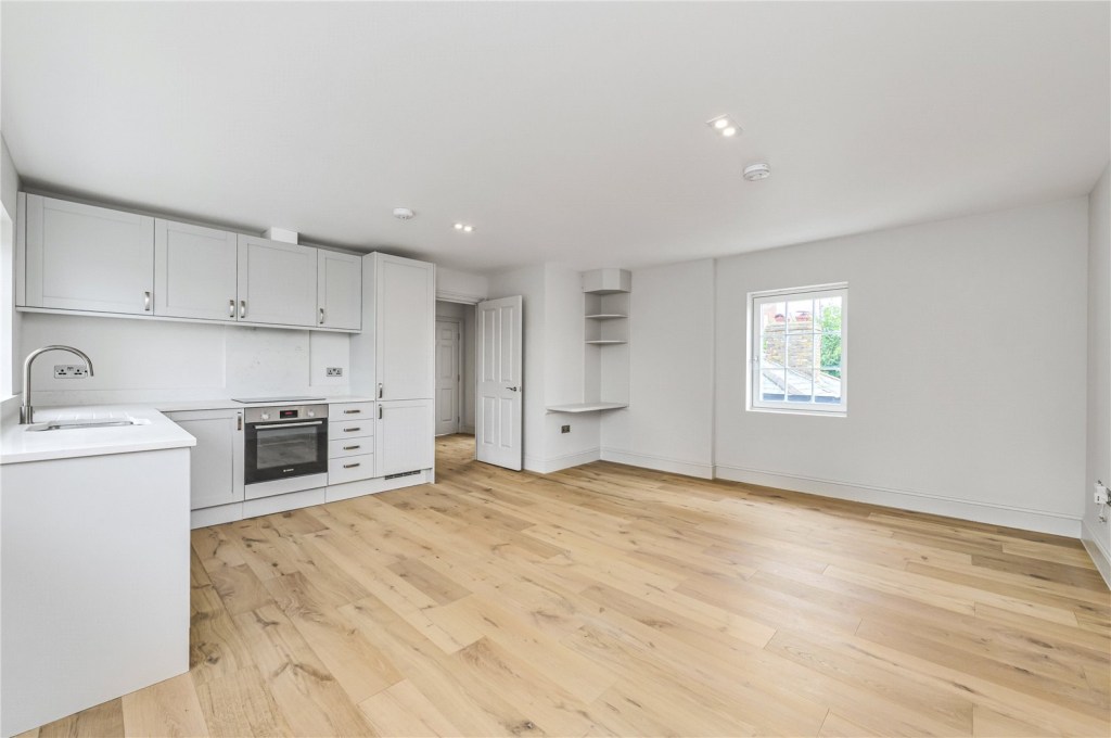 Development project interior open plan kitchen