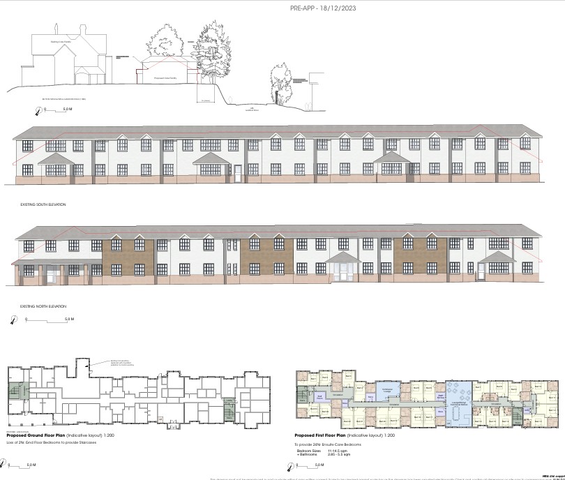 Example of HRA Architects planning drawings